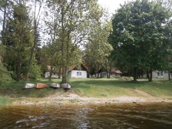 Ferienhaus am Moldaustausee auf einem Ufergrundstück